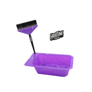 Set četkica i posuda za farbanje kose ljubičasti