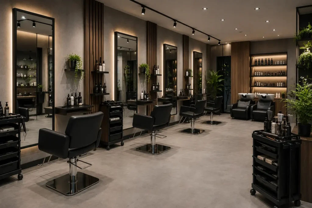 Pravilno opremljen profesionalni frizerski salon